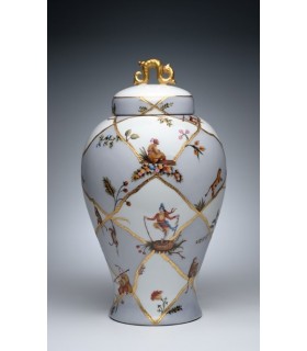 POTICHE GREY VASE