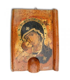 MADONNA DI VLADIMIR su TEGOLA