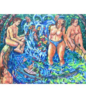 BATHERS AT THE FOUNTAIN