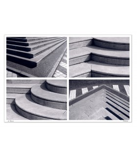 STAIRWAYS - steps of the cathedral of Treviso and Quinto -